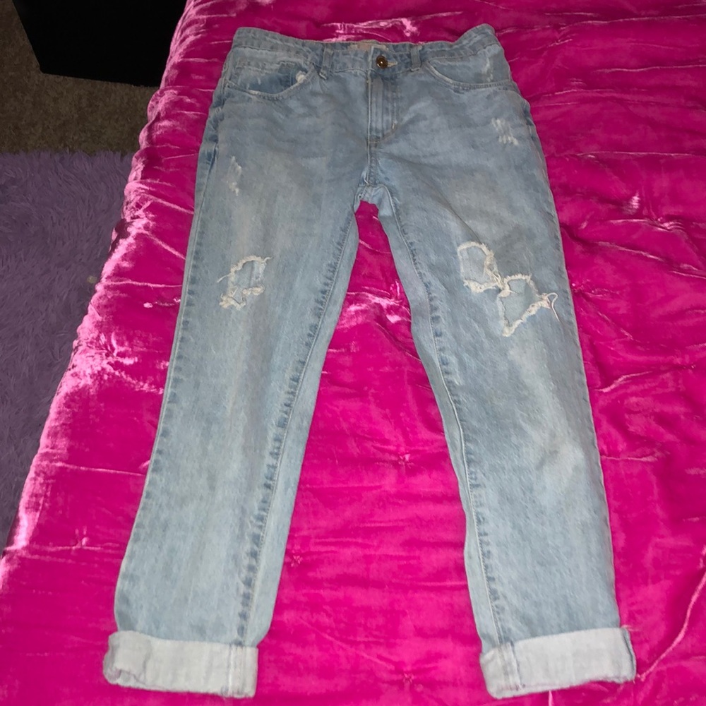 Light blue jeans